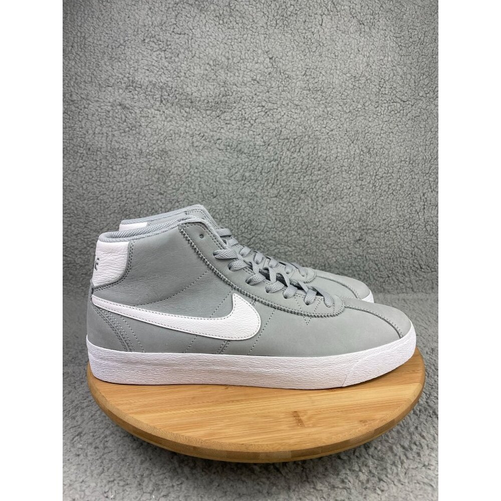 Nike SB Bruin Hi Womens Size 13.5 / Mens Size 12 Shoes Gray White DV5472-001